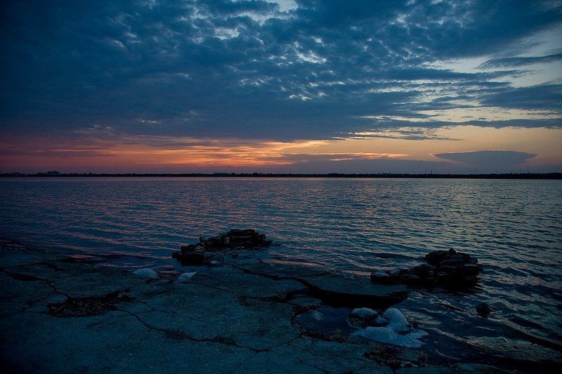 пена, закат ***photo preview