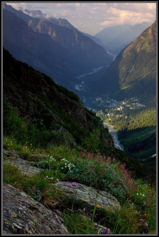 кавказ, домбай, медвежьи ночевки, альпинизм, горы Домбай, медвежьи ночевкиphoto preview