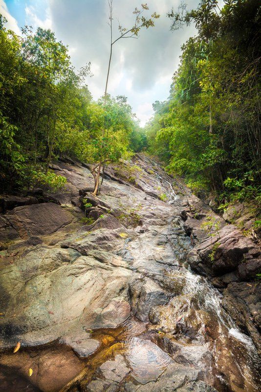 водопад, phaeng, панган, тайланд Водопадphoto preview