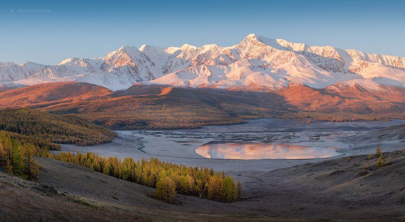 пейзаж, алтай, рассвет, джангысколь Рассвет у озера Джангысколь… фото превью