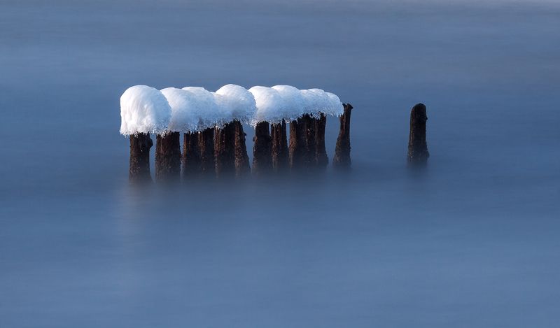 water, winter, long exposure, poland, baltic, Balticphoto preview