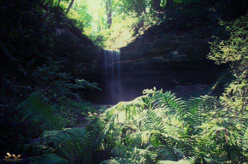 водопад, природа Дикий водопадphoto preview
