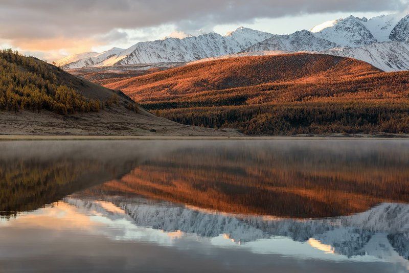 джангысколь, ештыкель, счх, алтай, осень, горы, озеро, отражения, autumn, mountains, lake, reflections Отражения Джангыскольphoto preview