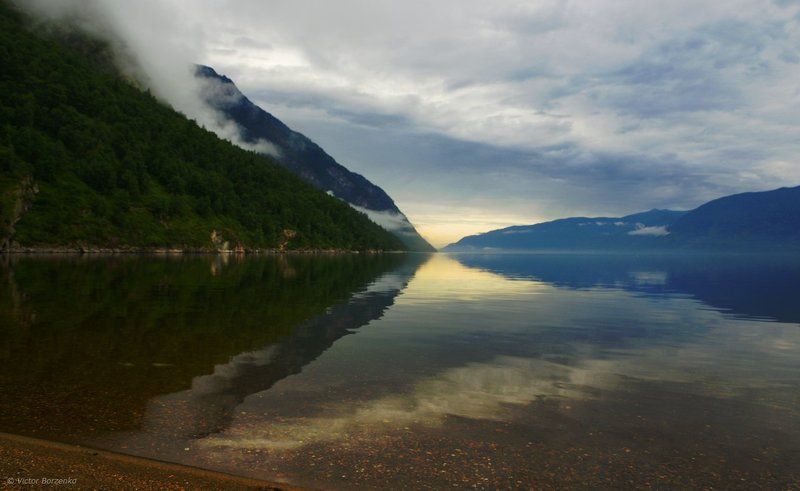 Алтай, Кырсай, Телецкое озеро Кырсай. Утро. День. Вечер.photo preview