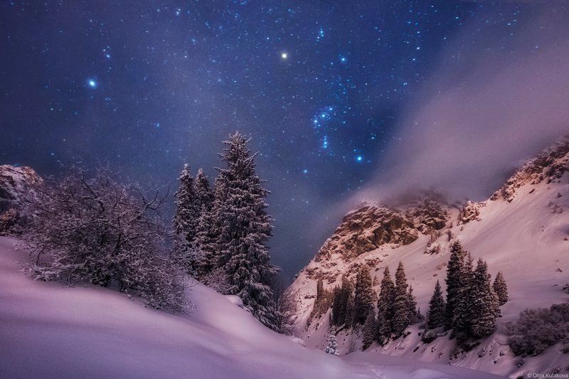 туюк-су, ночь, горы, ночное небо, орион Ночь на Туюк-Суphoto preview