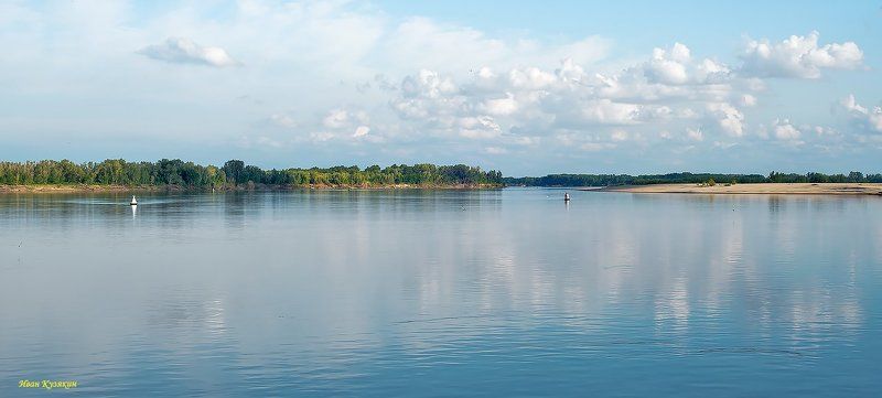 Волга, Енотаевка, бакены, река, острова, отмели, поворот, лес, Пойменные леса, течение, круиз, путешествие, отражения,  \