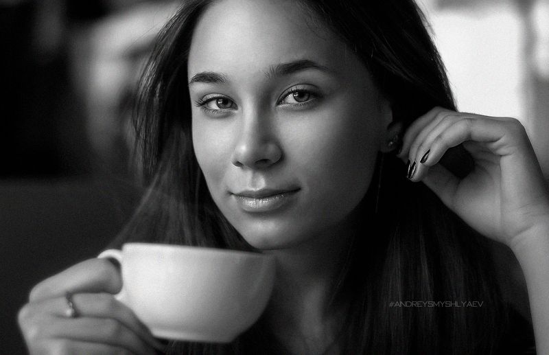 девушка, портрет, смышляев, дневной свет, черно- белое, girl, bw. daylight, blackandwite, smyshlyaev Викаphoto preview