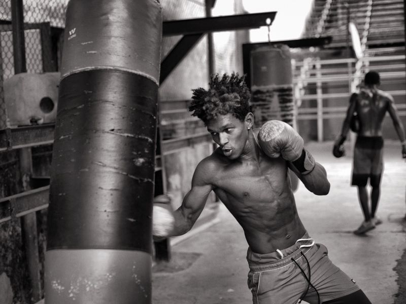 куба, гавана, cuba, havana, уличное фото, путешествие, adventure, travel, tourism, туризм, чб, спорт, бокс Cuba (Havana)photo preview