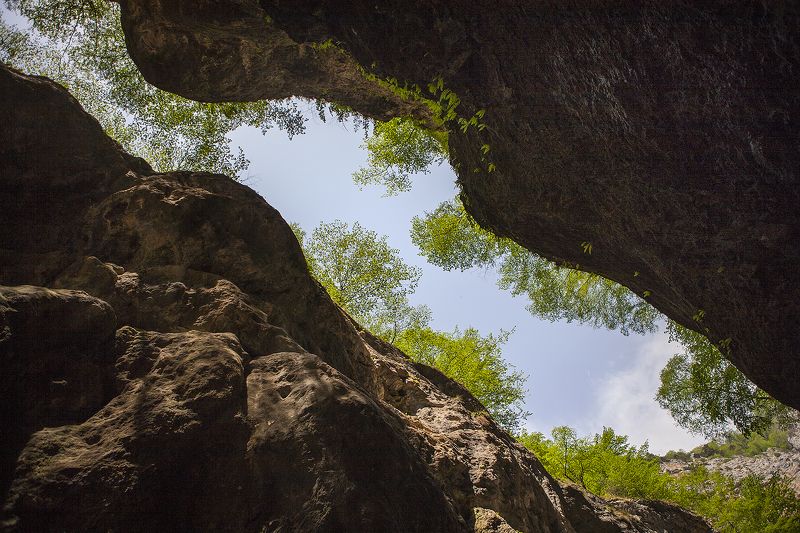 горы, кавказ, скалы, небо, тайны Затерянный мир...photo preview