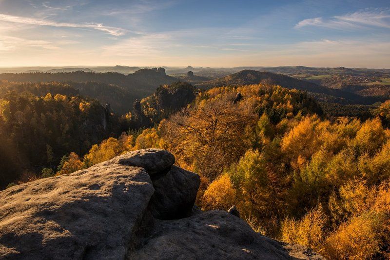 Germany, Saxon Switzerland, autumn, light, europe, travel, beautiful, beautiful place, rocks, Saxony,  Saxon Switzerland - Germanyphoto preview