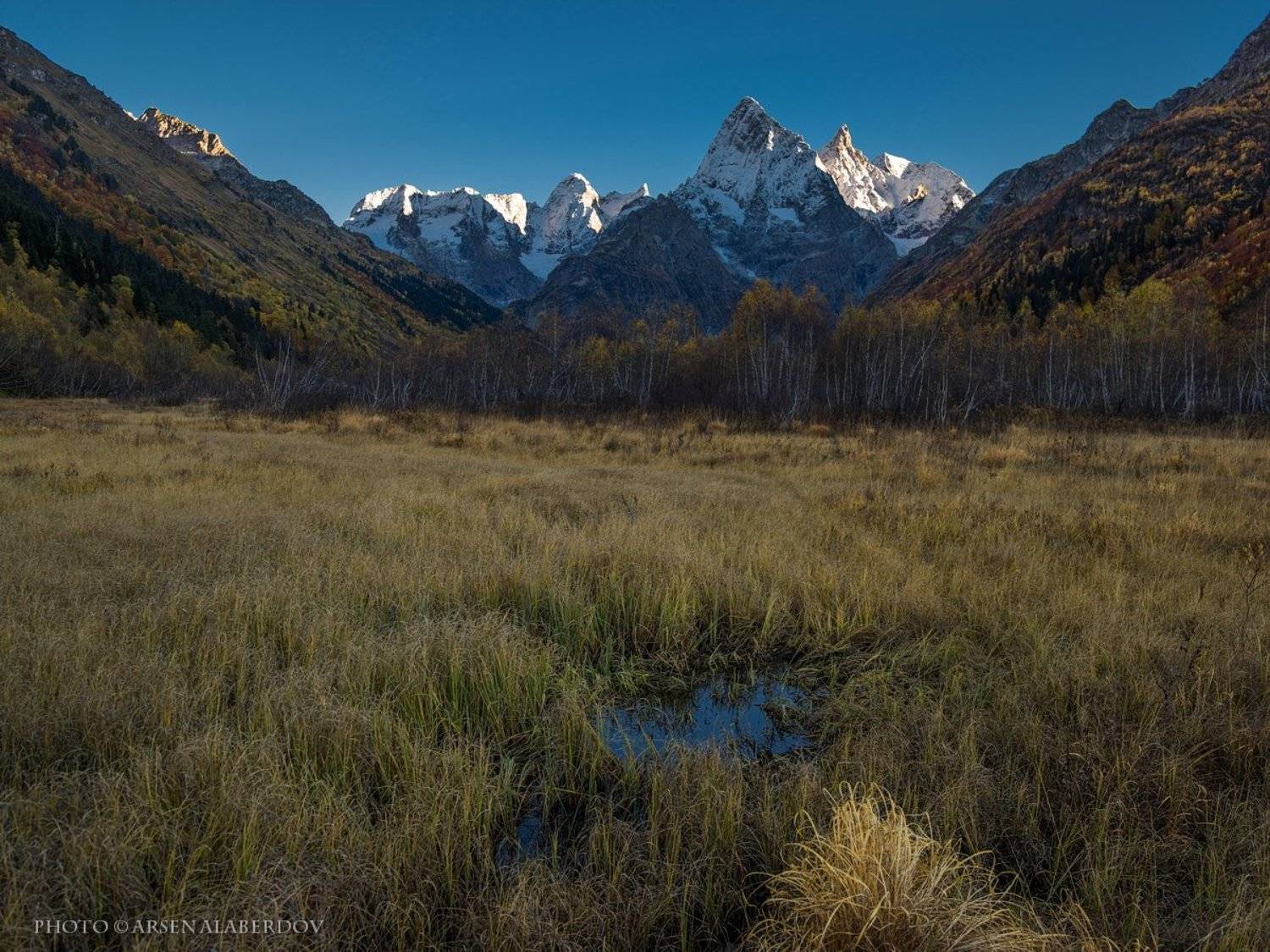ОСЕННИЙ ВИД НА ГОРУ ЧОТЧА. Автор: Арсен Алабердов , Арсен Алабердов