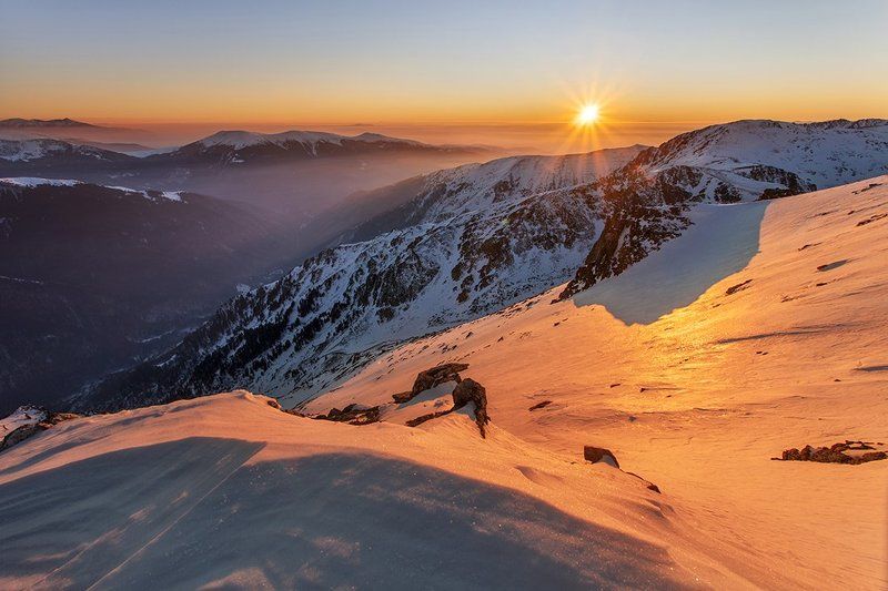 болгария, закат, горы,  Рилаphoto preview