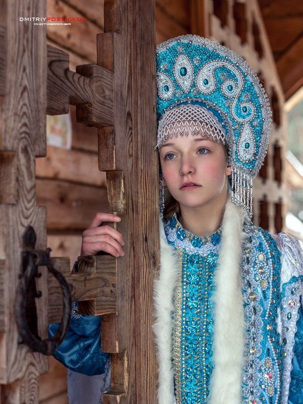 дубна, зима, портрет девушки, россия, снегурочка Жила-была снегурочка...photo preview