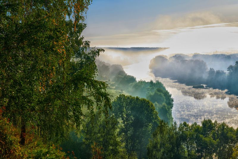 Рассвет, лето, пейзаж Августphoto preview