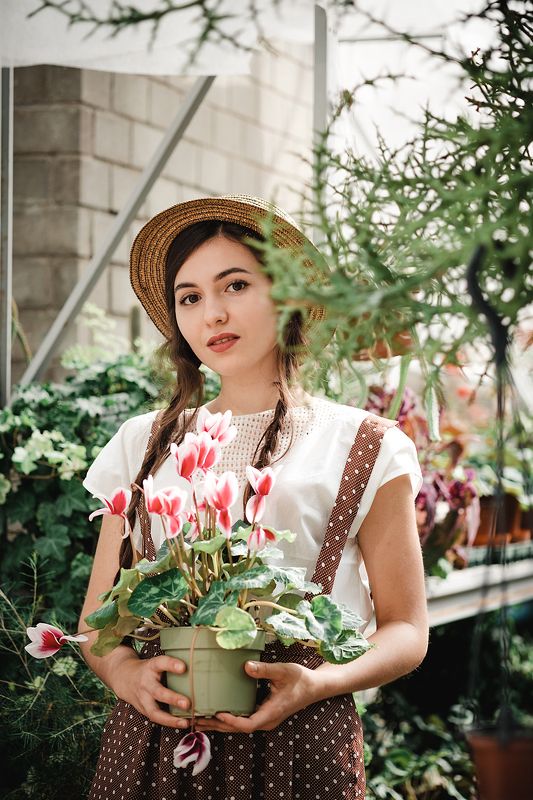 портрет девушка весна модель model portrait art girl spring annromanovska  Spring is comingphoto preview