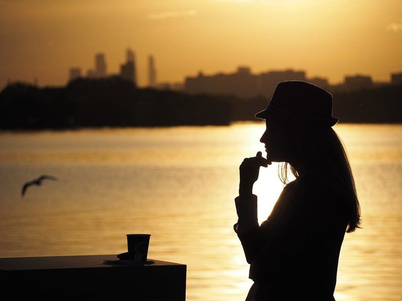 Кофе на набережной.photo preview