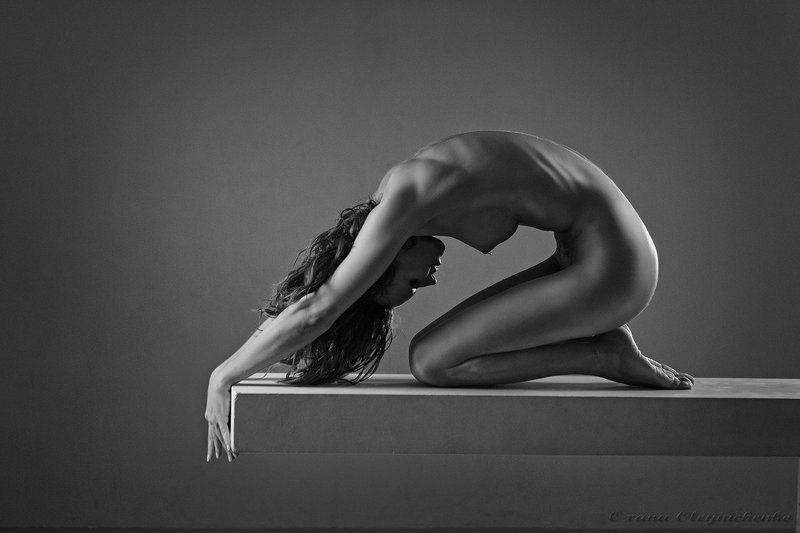 женщина, ню, тело, пластика, монохром Каплей воды....photo preview