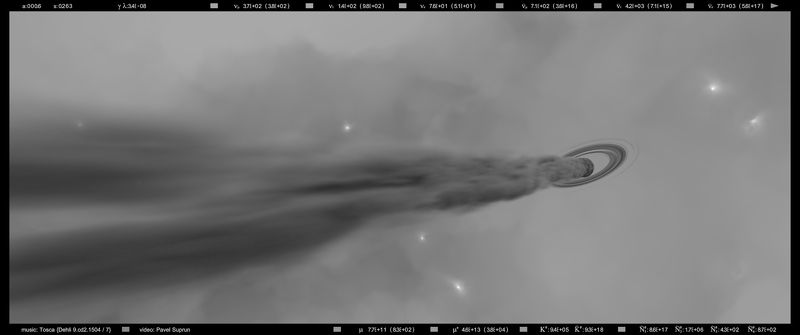 космос, вселенная, темная материя, ч/б,  Вселенная темной материиphoto preview