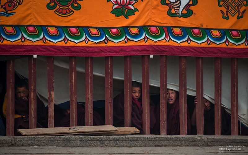  церемонии  - лама  观礼的喇嘛photo preview