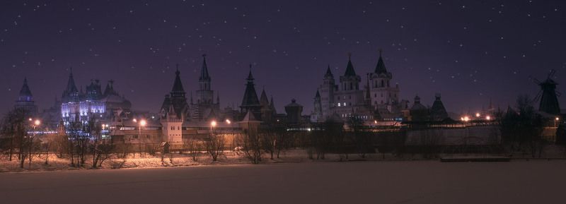 Январь, Москва, Измайлово, Вечер Рождественский кремльphoto preview