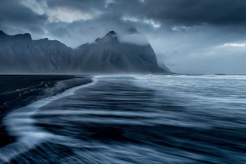 Стоккснес, Исландия Хмурое утро фото превью