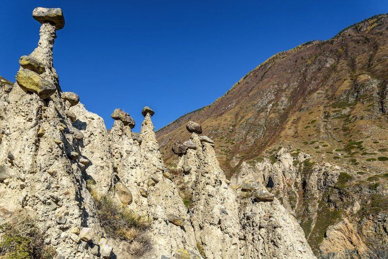 долиначулышмана, алтай, камни, грибы, горы, stones, mushrooms, mountains, altai Каменные грибыphoto preview