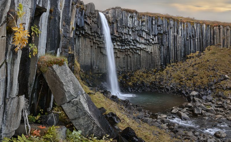 Iceland, svartifoss, исландия Svartifossphoto preview