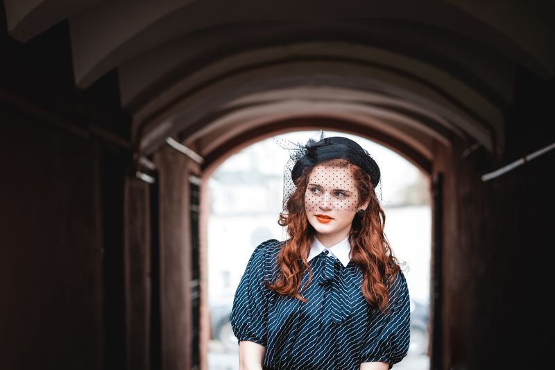 portrait vintage rerto girl fujifilm xe2 винтажная девушка портрет annromanovska Clara Oswaldphoto preview