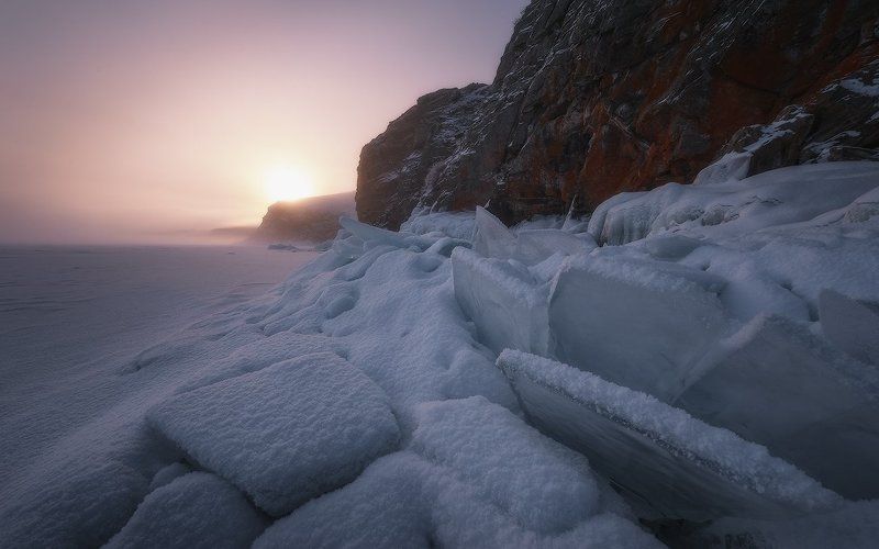 байкал Заснеженный торос...photo preview