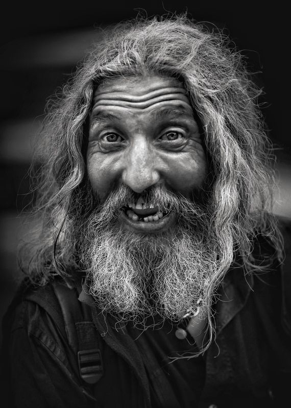 Портрет, лица, жанровый портрет, Roman Mordashev photography, Черно белая фотография Цыган photo preview