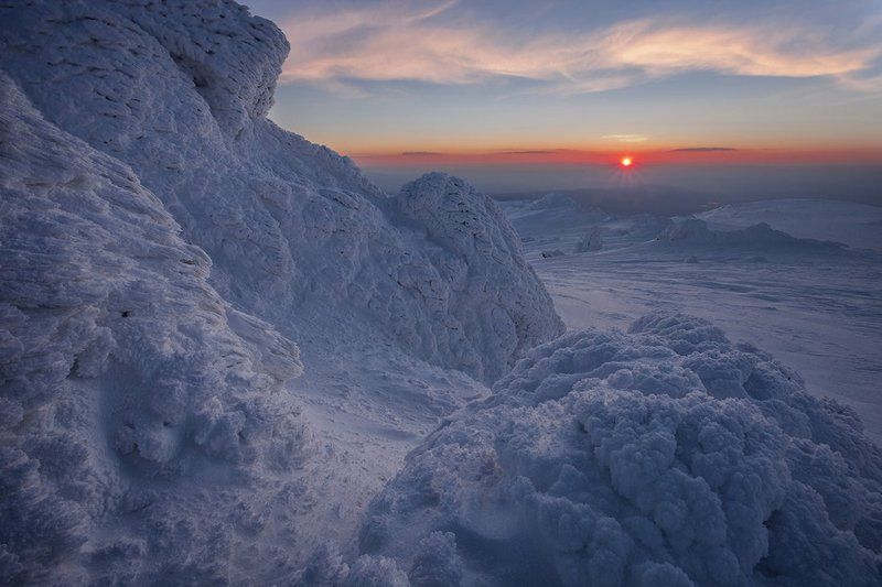 болгария, закат,  Северный Полюсphoto preview