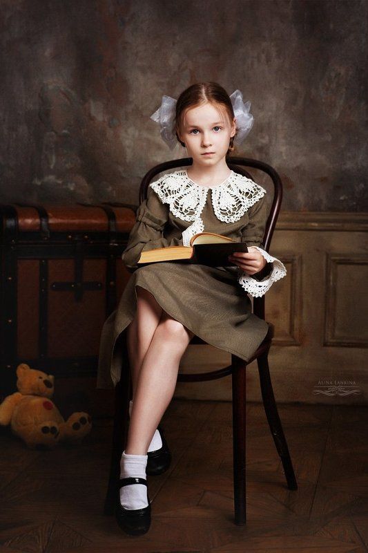 портрет, девочка, ретро, алина ланкина ***photo preview