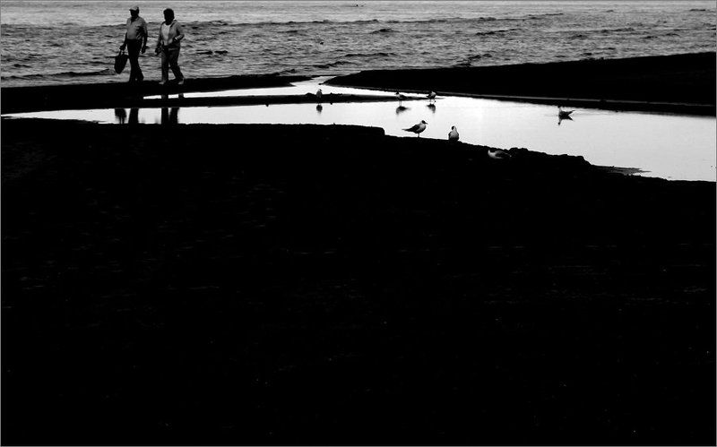 залив, лето, люди, лето на Рижском взморьеphoto preview