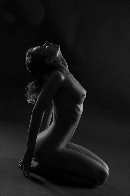 студия, девушка,ню Падший ангел.photo preview