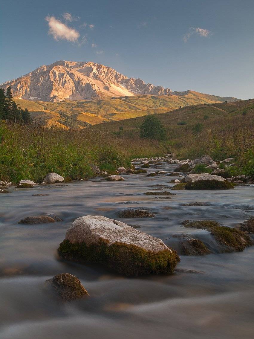 Автор: Фёдор кавказ, лаго-наки, оштен, река, цице, Фёдор