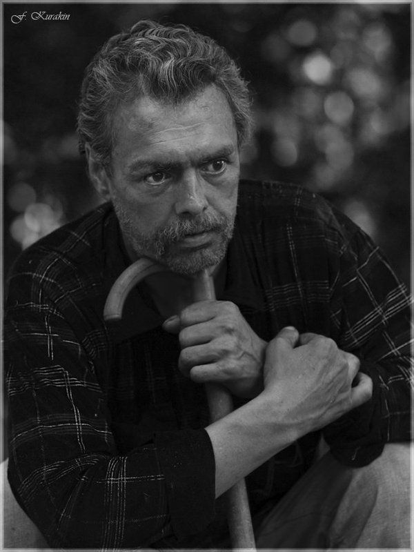 мужчина, портрет, лица, люди, жанровый портрет В моём сердце холод...photo preview