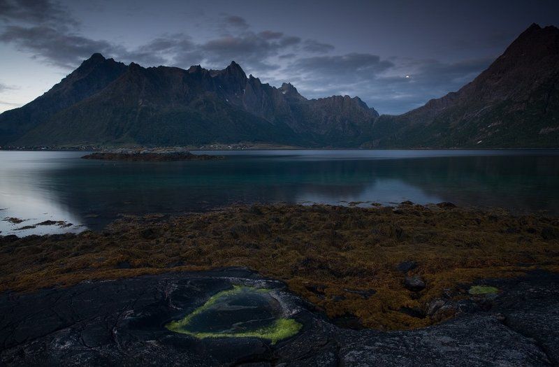 норвегия, лофотенские острова Lofoten Nightphoto preview