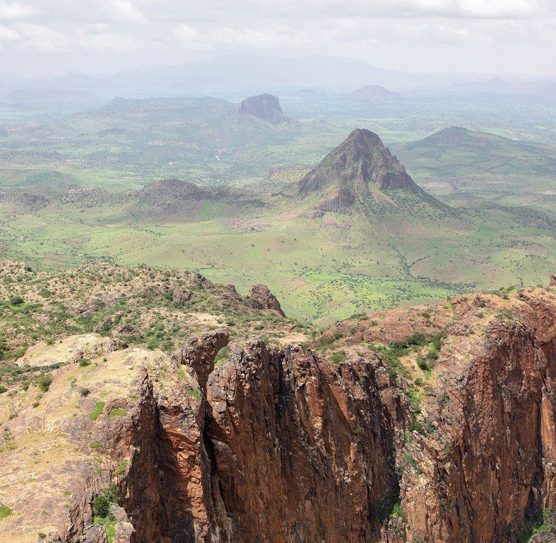 горы, пейзаж, африка, судан, дарфур, полёт Пролетая над орлиным гнездом...photo preview
