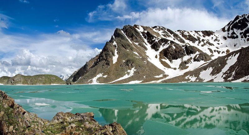 кавказ, приэльбрусье, сылтранкель, озеро, горы Берег фото превью