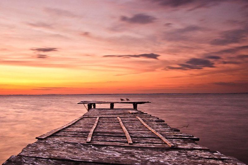 закат, море ***photo preview