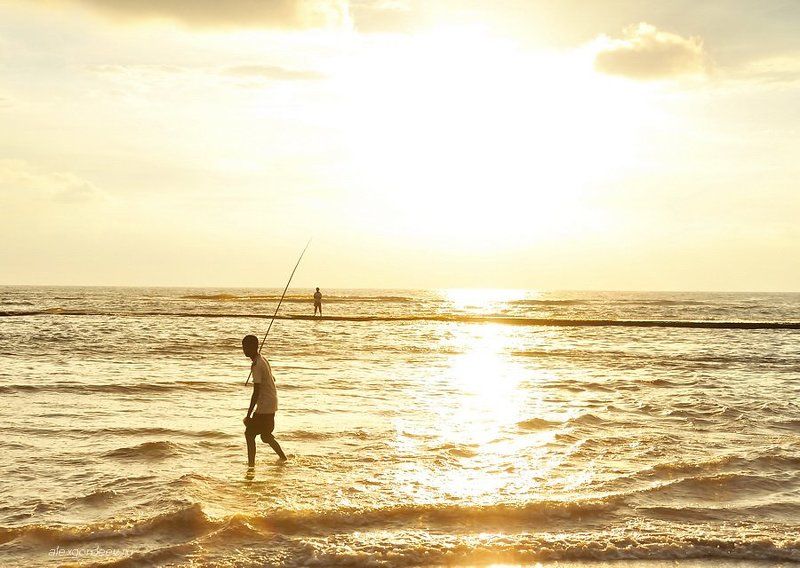 закат, путешествие, вечер, краски, рыбаки, лодки История одного закатаphoto preview
