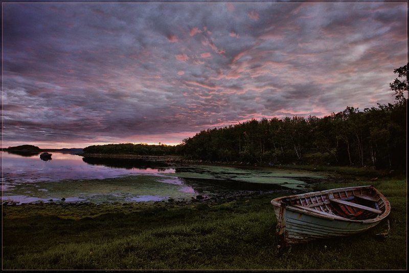 соловки, белое, море, белые, ночи, лодочки Белые ночи на Белом мореphoto preview