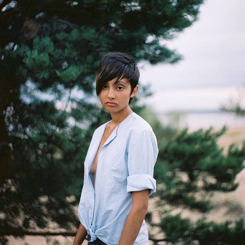 портрет, средний формат, киев 6с, лето, вечер, дюны Настяphoto preview