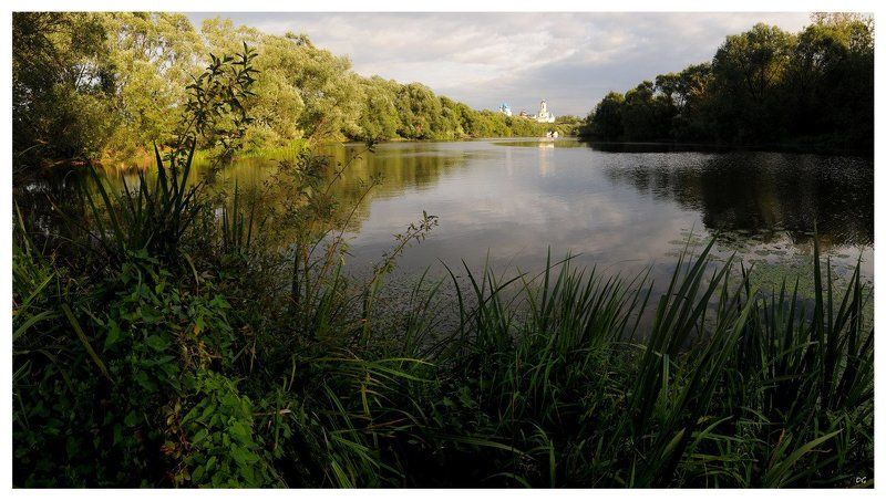 серпухов, нара, река, вечер Тихий вечер на Наре ...photo preview