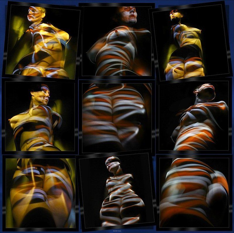 светографика, портрет, история, сюжет, обнаженная натура, ню, akt, nude Akt... Задом наперед...  (Светографика 2009) фото превью