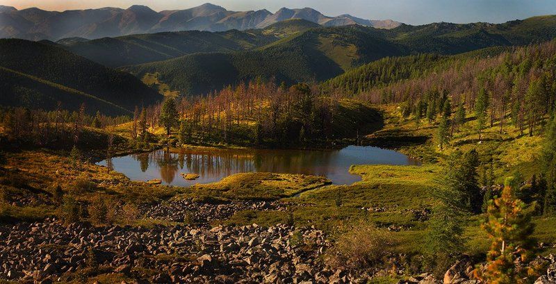 алтай, озеро, горы, кюльдуайры Озеро красивой девушкиphoto preview