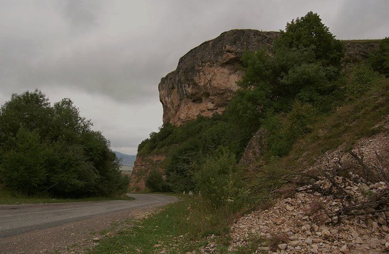 дорога, горы, пейзаж, небо,природа ...поворот...photo preview