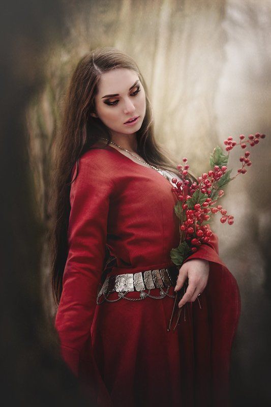 medieval girl portrait Anitaphoto preview