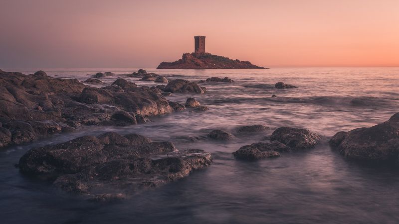 sunset  Golden island photo preview