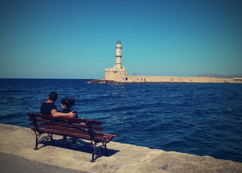 crete, clouds, sky landscape, tourism, travel, harbour, venetian, colorful, chania, greece Darling, look! фото превью